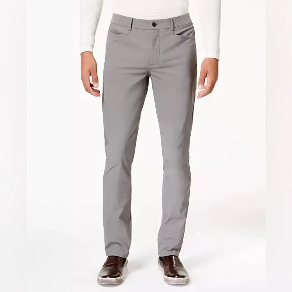 NWT Kenneth Cole Reaction grey Sz 31 straight pant 100% cotton